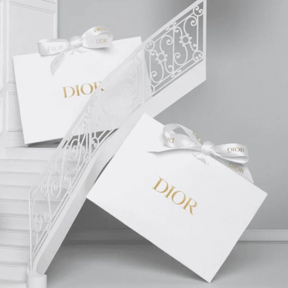 2 x Dior white small gift bag - Picture 1 of 13